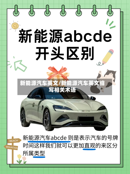 新能源汽车英文/新能源汽车英文缩写相关术语-第1张图片