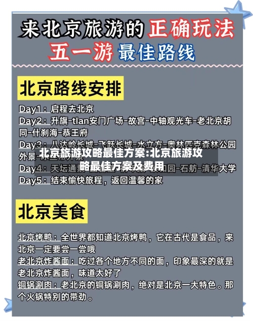 北京旅游攻略最佳方案:北京旅游攻略最佳方案及费用-第1张图片