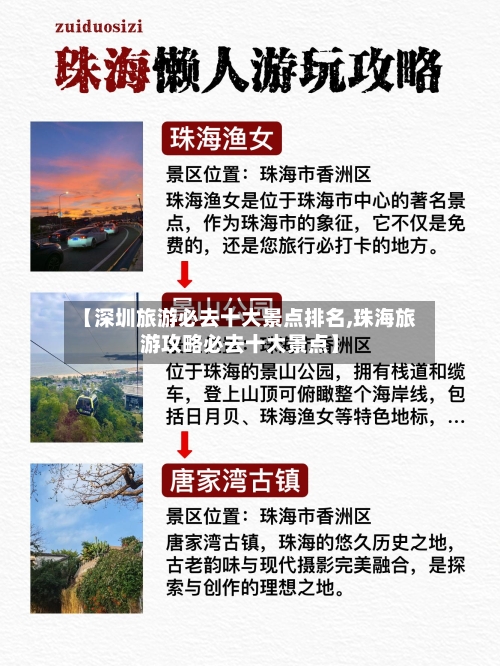 【深圳旅游必去十大景点排名,珠海旅游攻略必去十大景点】-第1张图片