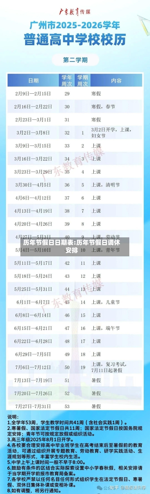 历年节假日日期表:历年节假日调休安排-第1张图片