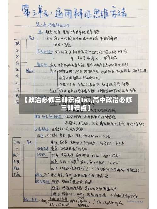 【政治必修三知识点txt,高中政治必修三知识点】-第1张图片