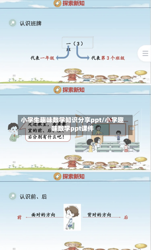 小学生趣味数学知识分享ppt/小学趣味数学ppt课件-第1张图片