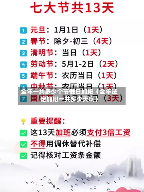 全年一共多少个节假日加班(全年法定加班一共多少天啊)-第1张图片